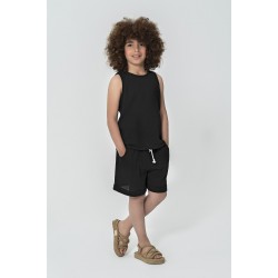 For You Kids Tank Top Shorts Black Bottom Top PT