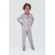 For You Kids Set of 4 Red Tie Anchor Pattern Pajamas