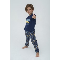 For You Kids 4-Palm Pattern Pajama Set