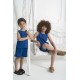 For You Kids Suspended Athlete Shorts Petrol Blue Top & Bottom Set