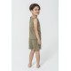 For You Kids Suspended Athlete Shorts Khaki Bottom and Top Set