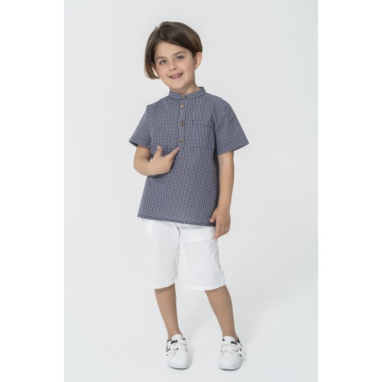 For You Kids Organic Buttoned Collar Shirt