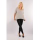 WOMAN Crew Neck Basic Oversize Gray – Intimates