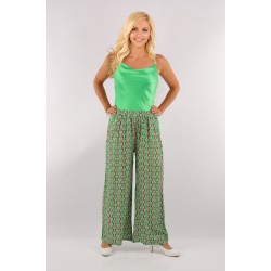 Green Plazzo Boho style Pants