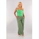 Green Plazzo Boho style Pants