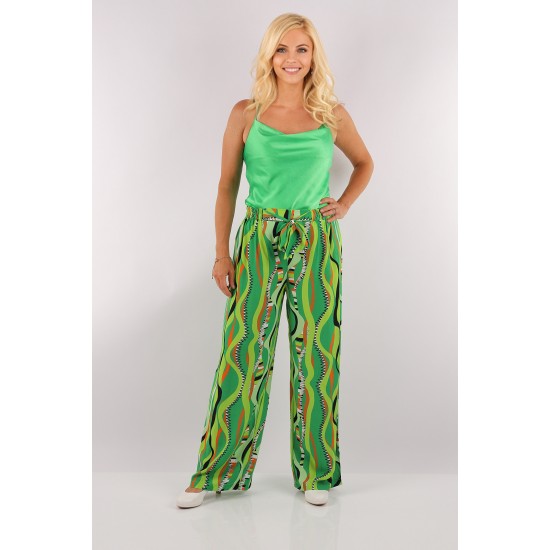 Palazzo Green Line Pants