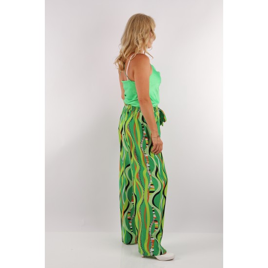 Palazzo Green Line Pants