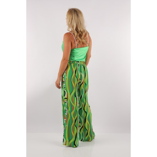 Palazzo Green Line Pants