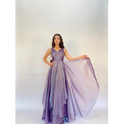 Purple Sleeveless Bridal Dresses