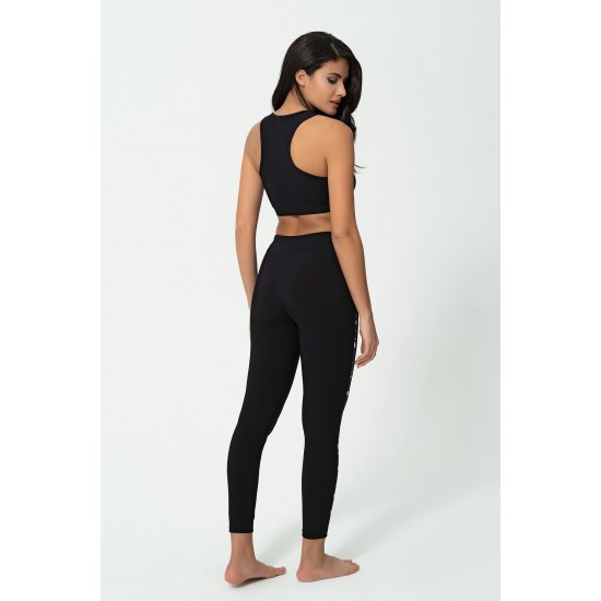 For You Fit 3-Piece Black Activewear Set