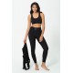 For You Fit 3-Piece Black Activewear Set