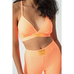 For You Fit 2 Rib Knitted Orange Activewear Set