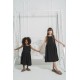 For You Kids Organic Lace Hem Black Dress