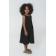 For You Kids Organic Lace Hem Black Dress