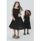 For You Kids Organic Lace Hem Black Dress