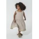 For You Kids Organic Hem Ruched Stone Dress