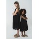 For You Kids Organic Robe Layered Black Dress