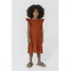 For You Kids Organic Shoulder Flounce Tile Dress