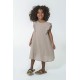 For You Kids Organic Shoulder Ruffle Stone Dress