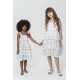 For You Kids Colorful Polka Dot Bow Strap Dress