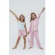 For You Kids 7 Pieces Blue Piping Ice Cream Pattern Pajamas Set