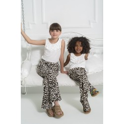 For You Kids Leopard Patterned Trousers