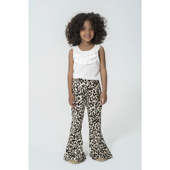 For You Kids Leopard Patterned Trousers