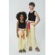 For You Kids Organic Belt Pocketed Yellow Pants