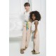 For You Kids Organic Belted Pocket Stone Trousers