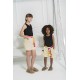 For You Kids Organic Belt Pocketed Double Leg Yellow Shorts