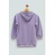 For You Kids Girl Lilac Sweatshirt with Teddy Bear Tunic