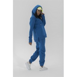 For You Moda Women's Hooded Epaulette Tracksuit Set