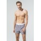 For You Man Triple Gray Black Blue Woven Boxer