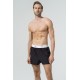 For You Man 2 Pack Gray Black Woven Boxer