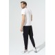 For You Man 2 Side Stripe T-shirt White Jogger Set