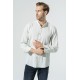 For You Man Organic Collar Long Sleeve Mint Green Shirt