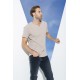 For You Man Organic Single Button Short Sleeve Stone Shirt