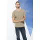 For You Man Organic 3 Button Short Sleeve Khaki Shirt