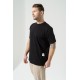 For You Man 2-pack Short Cotton T-shirt with Label Black and White Suit