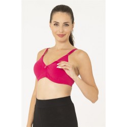 For You Mama 2-pack Nursing Bra Black & Fuchsia