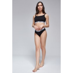 For You Mama Mama Printed Black Maternity Nursing Bra Panty Set