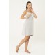 For You Mama Gray Breastfeeding Nightdress