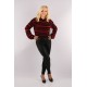 WOMAN Crew Neck Maroon Line Jersey