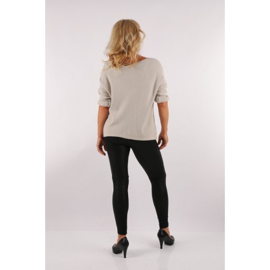 WOMAN Crew Neck Basic Oversize Gray – Intimates