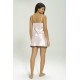 For You Sleepwear Satin Lace Slit Nightgown