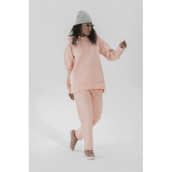 For You Moda Women's Hooded Kangaroo Pocket Tracksuit Set