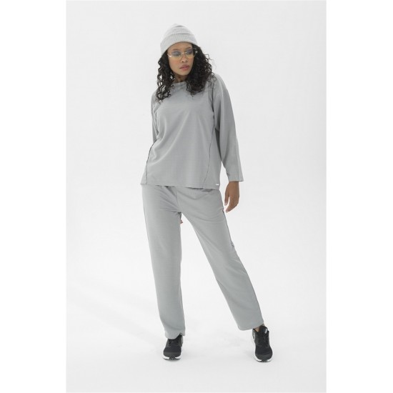 For You Fashion Women's Crew Neck Tracksuit Set