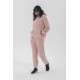 For You Moda Women's Welsoft Hooded Pink Tracksuit Set