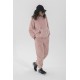 For You Moda Women's Welsoft Hooded Pink Tracksuit Set