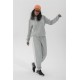 For You Moda Women's Hooded White Striped Tracksuit Set